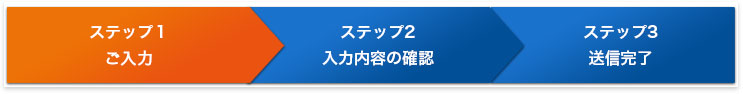 ステップ１ ご入力