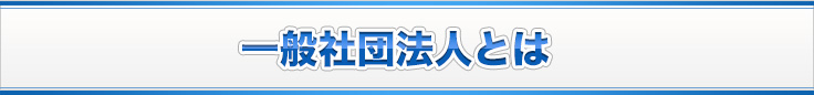 一般社団法人とは